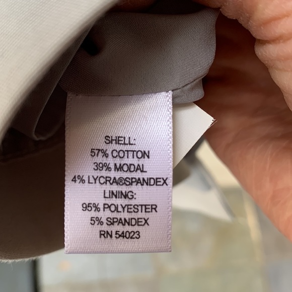 Banana Republic V-Neck Gray Fitted and Feminine Business Work Dress - Picture 5 of 5